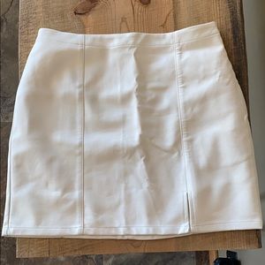 NEW vegan faux leather mini skirt